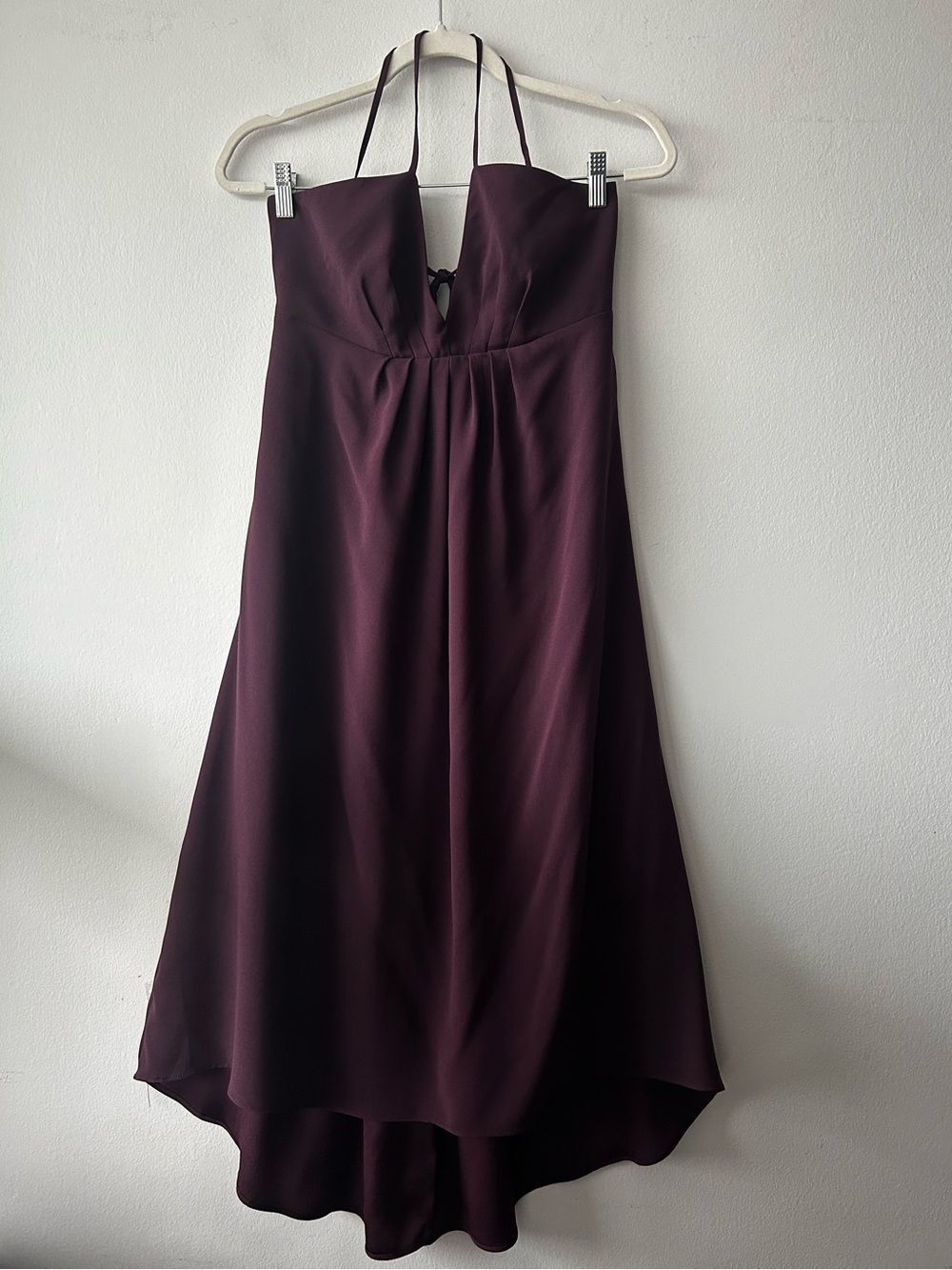 Aritzia Wilfred Cosimo Dress in Plum colour